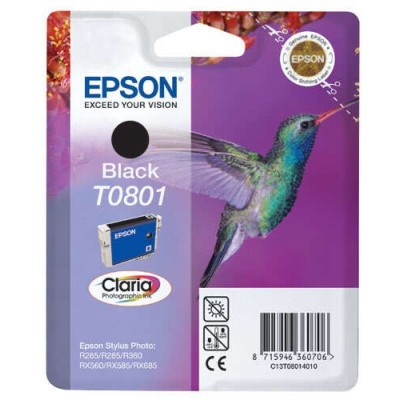 Cartouche Original EPSON T0801 (C13T08014011) Noir