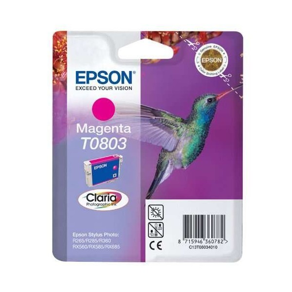 Cartouche d'Encre EPSON T0803 (C13T08034011) Magenta