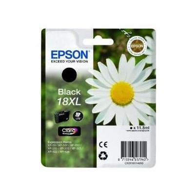 Cartouche Original EPSON 18XL (C13T18114012) Noir