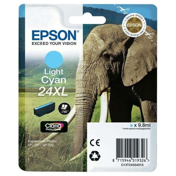 Cartouche d'Encre EPSON 24XL (C13T24354012) Light Cyan