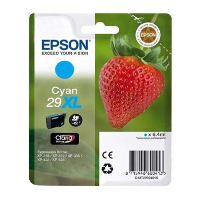 Cartouche Original EPSON 29XL (C13T29924012) Cyan