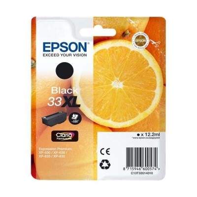 Cartouche Original EPSON 33XL (C13T33514012) Noir