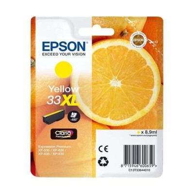 Cartouche Original EPSON 33XL (C13T33644012) Jaune