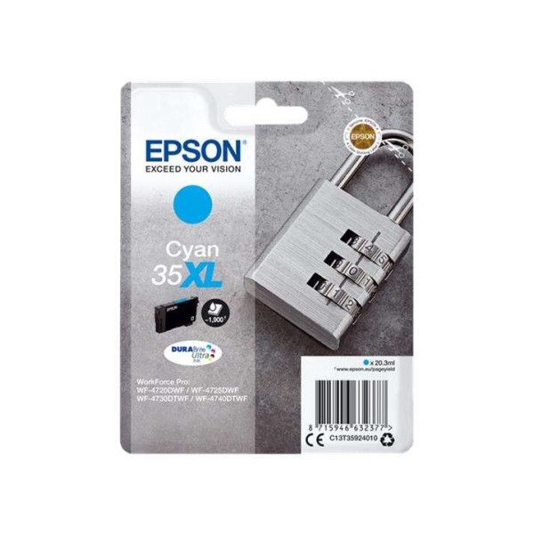 Cartouche d'Encre EPSON 35XL (C13T35924010) Cyan