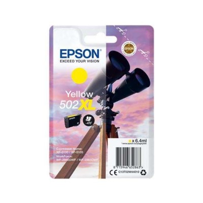 Cartouche Original EPSON 502XL (C13T02W44010) Jaune