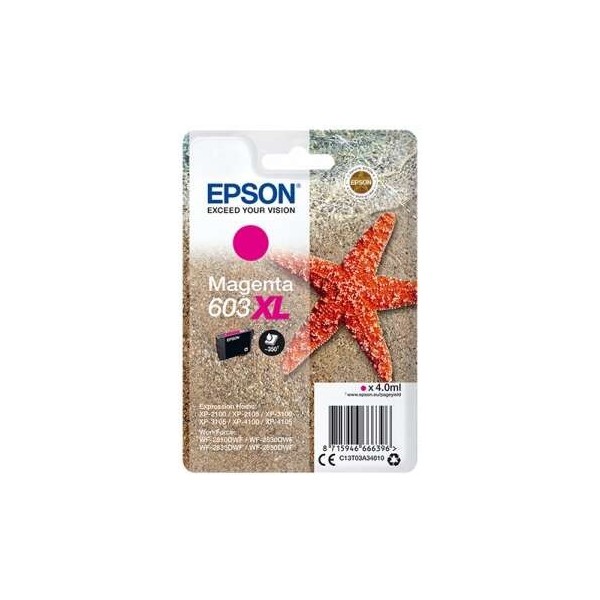 Cartouche d'Encre EPSON 603XL (C13T03A34010) Magenta
