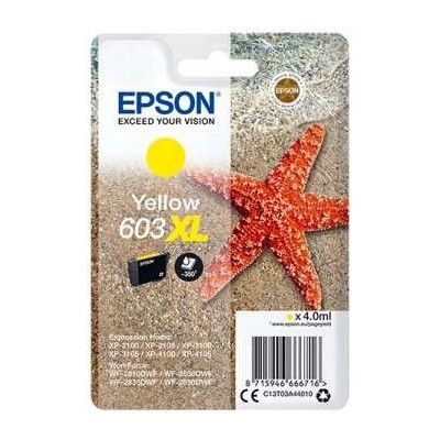 Cartouche Original EPSON 603XL (C13T03A44010) Jaune