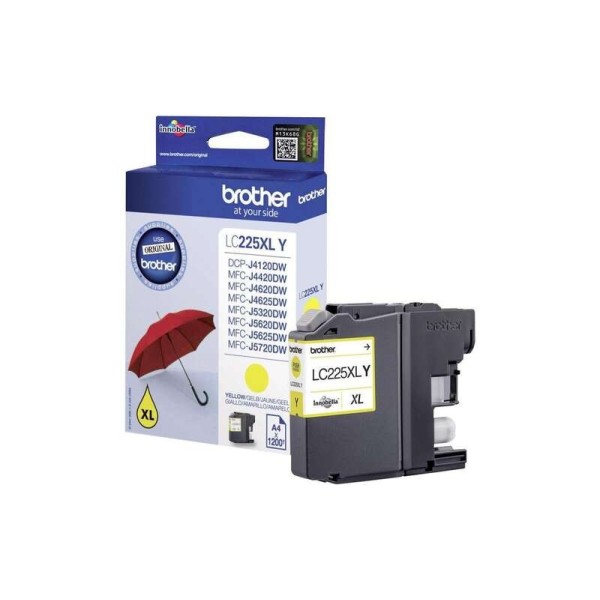 Cartouche d'Encre BROTHER LC-225 Jaune