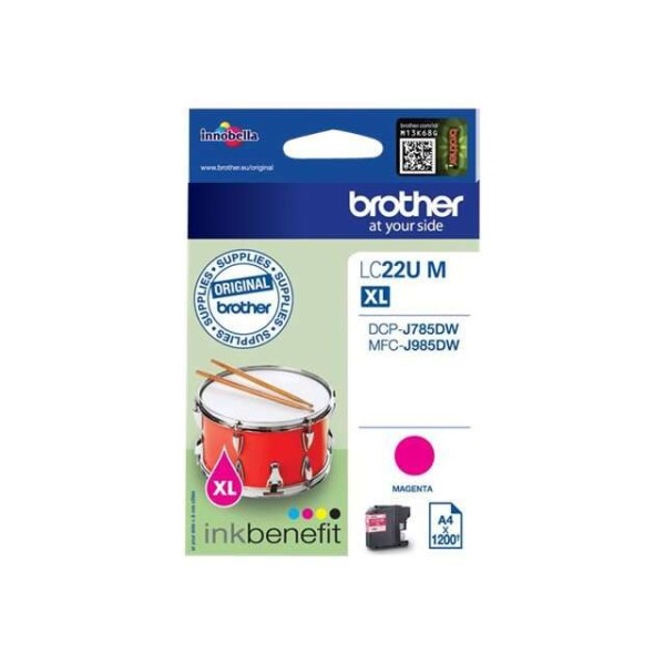 Cartouche d'Encre BROTHER LC-22U Magenta