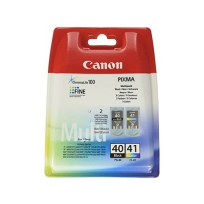 Cartouche d'encre Canon PG-40 / CL-41 Multipack Noir + 3 couleurs