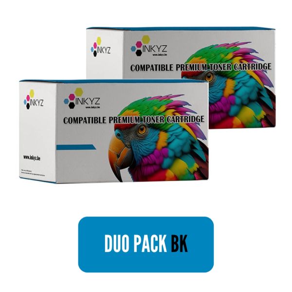 Toner compatible HP 12A (Q2612AD) 2X Noir Grande capacité MULTIPACK