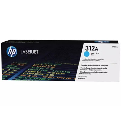 Toner Original  HP 312A (CF381A) Cyan