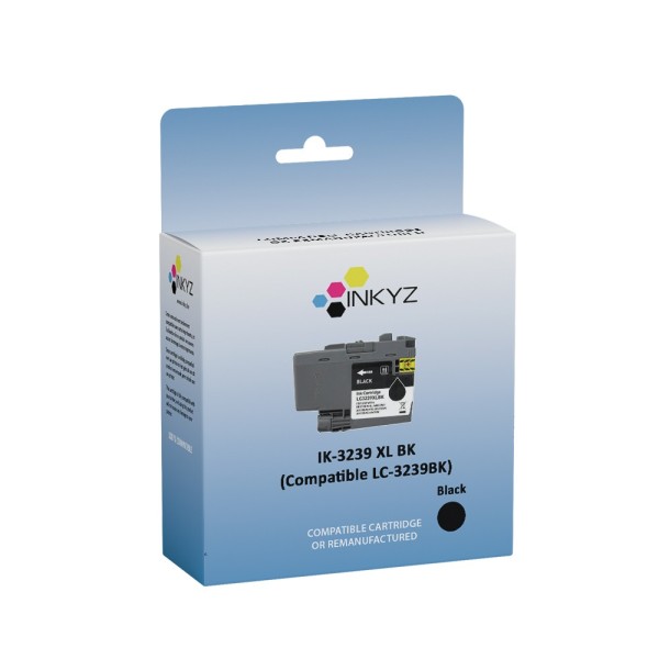 Cartouche Compatible Inkyz Brother LC-3239 XL Noir