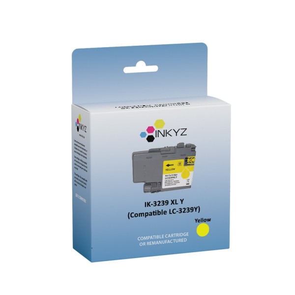 Cartouche Compatible Inkyz Brother LC-3239 XL Jaune