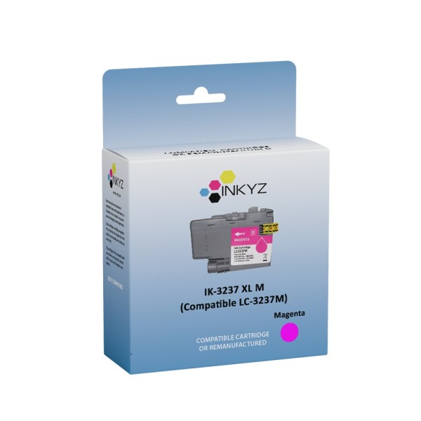 Cartouche Compatible Inkyz Brother LC-3237 Magenta