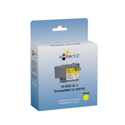 Cartouche Compatible Inkyz Brother LC-3237 Jaune