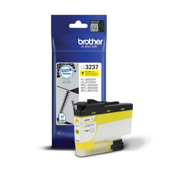 Cartouche d'Encre Brother LC-3237 Jaune