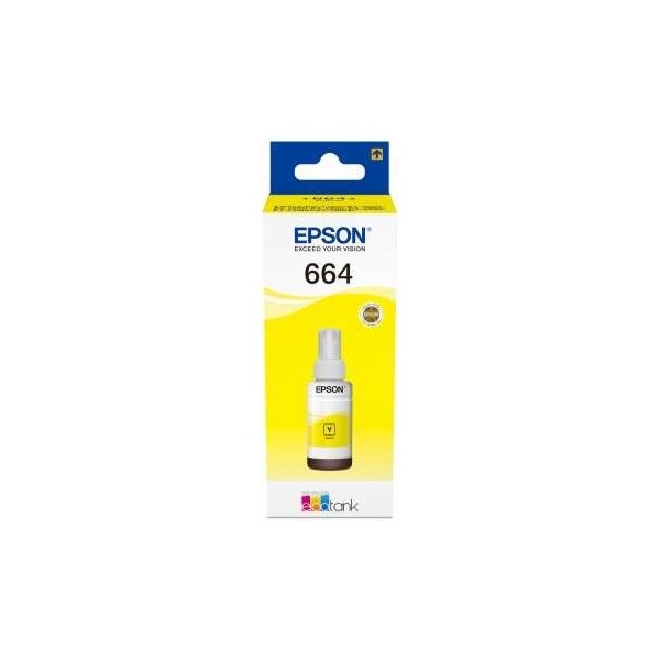 Recharge Encre original Epson 664 (C13T664440) Jaune