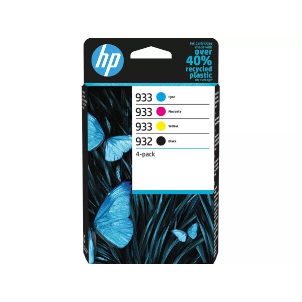 Cartouche d'encre HP 932 / 933 (6ZC71AE) 4 Couleurs Multipack