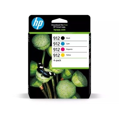 Cartouche d'encre HP 912 (6ZC74AE) 4 Couleurs Multipack