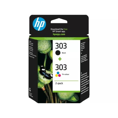 Cartouche d'encre HP 303 (3YM92AE) Noir + 3 couleurs Multipack