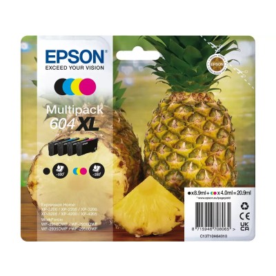 Cartouche d'encre EPSON 604XL (C13T10H64010) 4 Couleurs Multipack