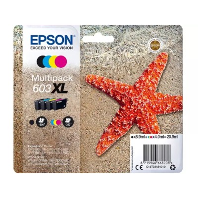 Cartouche d'encre EPSON 603XL (C13T03A64010) 4 Couleurs Multipack