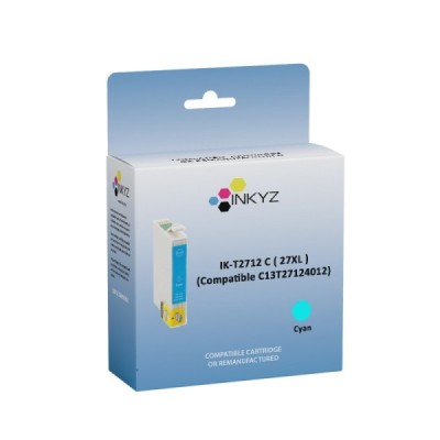 Cartouche Compatible EPSON 27XL (C13T27124012) Cyan