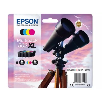 Cartouche d'encre EPSON 502XL (C13T02W64010) 4 Couleurs Multipack