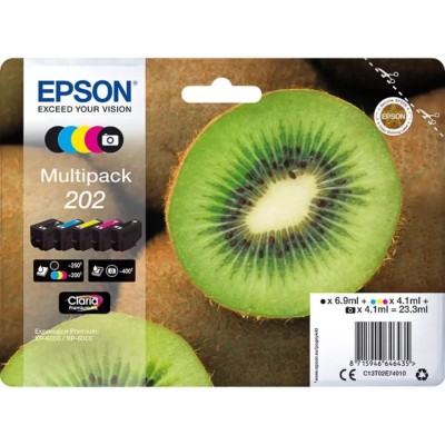 Cartouche d'encre EPSON 202 (C13T02E74010) 4 Couleurs Multipack