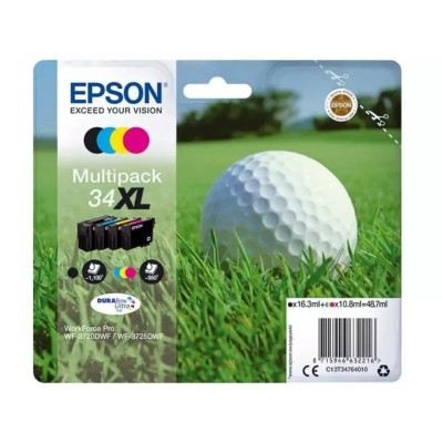 Cartouche d'encre EPSON 34XL (C13T34764010) 4 Couleurs Multipack