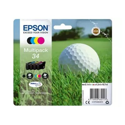 Cartouche d'encre EPSON 34 (C13T34664010) 4 Couleurs Multipack