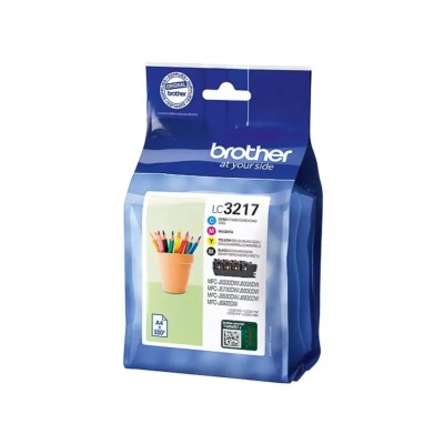 Cartouche d'encre Brother LC3217VALDR 4 Couleurs Multipack