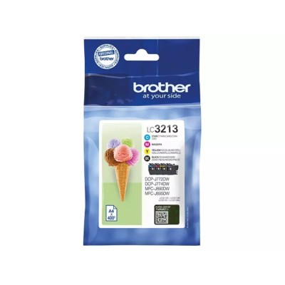 Cartouche d'encre Brother LC-3213VALDR 4 Couleurs Multipack