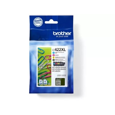 Cartouche d'encre Brother LC-422XLVAL 4 Couleurs Multipack