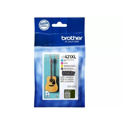 Cartouche d'encre Brother LC421XLVAL 4 Couleurs Multipack