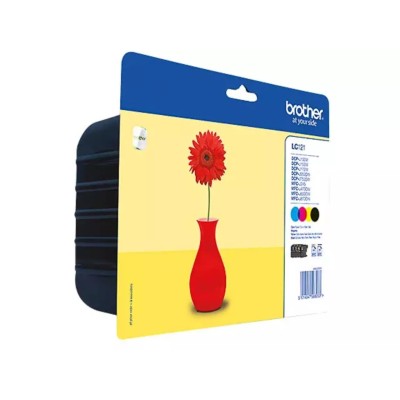 Cartouche d'encre Brother LC121VALBPDR 4 Couleurs Multipack