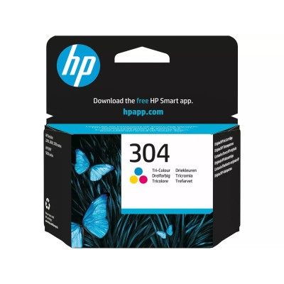 Cartouche d'encre Original HP 304 (N9K05AE) Couleurs