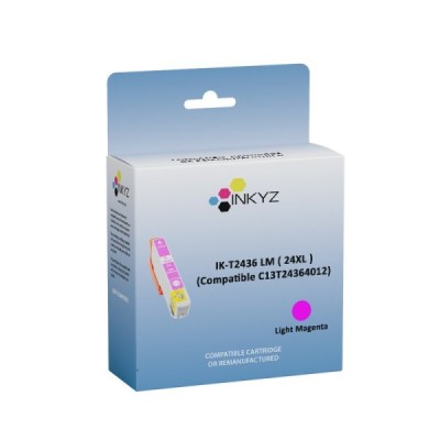 Cartouche Compatible EPSON 24XL (C13T24364012) Light Magenta