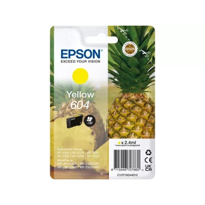 Cartouche d'encre Original EPSON 604 (C13T10G44010) Jaune