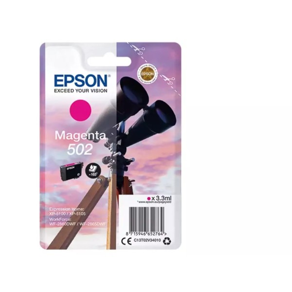 Cartouche d'encre EPSON 502 (C13T02V34010) Magenta