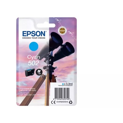 Cartouche d'encre Original EPSON 502 (C13T02V24010) Cyan