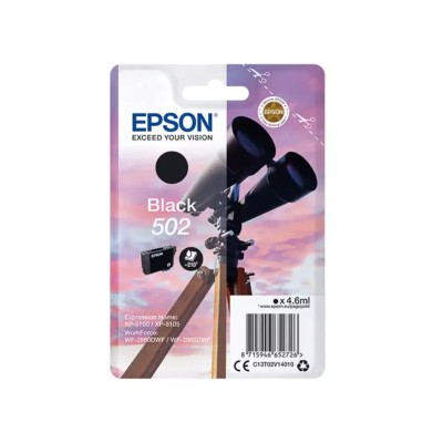 Cartouche d'encre Original EPSON 502 (C13T02V14010) Noir