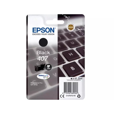 Cartouche d'encre Original EPSON 407 ( C13T07U140) Noir