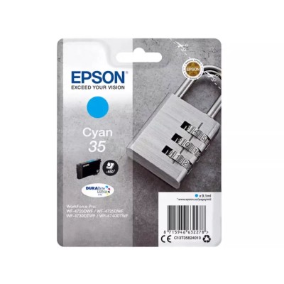 Cartouche d'encre Original EPSON 35 (C13T35824010) Cyan