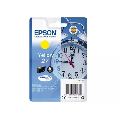 Cartouche d'encre Original EPSON 27 (C13T27044012) Jaune