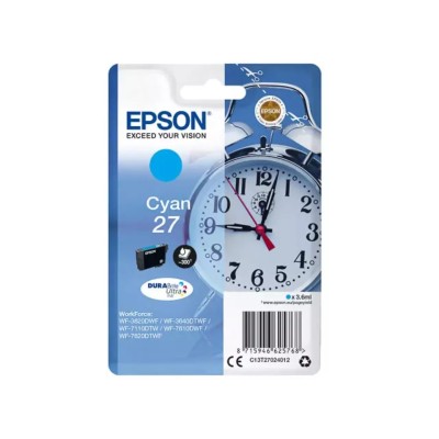 Cartouche d'encre Original EPSON 27 (C13T27024012) Cyan