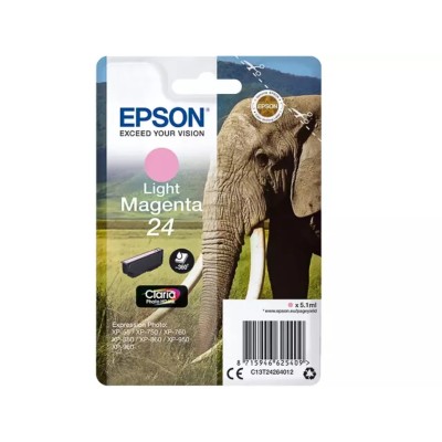 Cartouche d'encre Original EPSON 24 (C13T24264012) Light Magenta