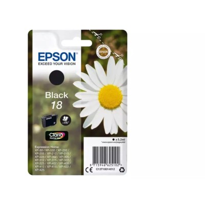 Cartouche d'encre Original EPSON 18 (C13T18014012) Noir