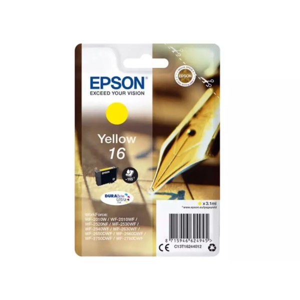 Cartouche d'encre EPSON 16 (C13T16244012) Jaune
